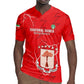 Custom Equatorial Guinea Football Rugby Jersey Go Champions - Red Version