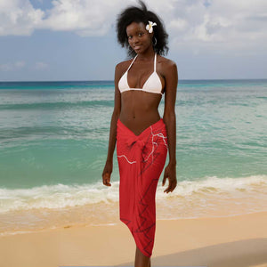 Custom Equatorial Guinea Football Sarong Go Champions - Red Version