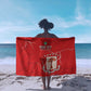 Custom Equatorial Guinea Football Sarong Go Champions - Red Version