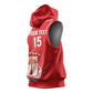 Custom Equatorial Guinea Football Sleeveless Hoodie Go Champions - Red Version - African Pride