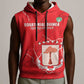 Custom Equatorial Guinea Football Sleeveless Hoodie Go Champions - Red Version - African Pride