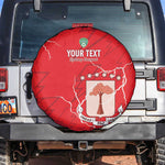 Custom Equatorial Guinea Football Spare Tire Cover Go Champions - Red Version