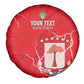Custom Equatorial Guinea Football Spare Tire Cover Go Champions - Red Version