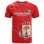Custom Equatorial Guinea Football T shirt Go Champions - Red Version