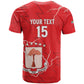 Custom Equatorial Guinea Football T shirt Go Champions - Red Version