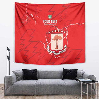 Custom Equatorial Guinea Football Tapestry Go Champions - Red Version