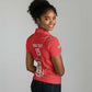 Custom Equatorial Guinea Football Women Polo Shirt Go Champions - Red Version