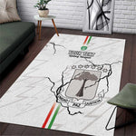 Custom Equatorial Guinea Football Area Rug Go Champions - White Version