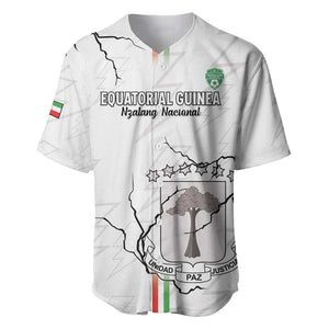 Custom Equatorial Guinea Football Baseball Jersey Go Champions - White Version
