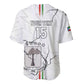 Custom Equatorial Guinea Football Baseball Jersey Go Champions - White Version