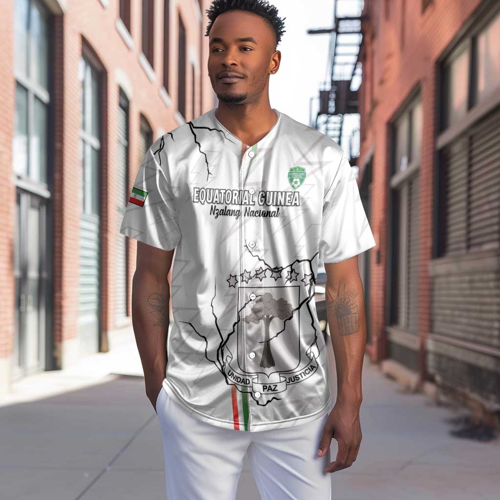 Custom Equatorial Guinea Football Baseball Jersey Go Champions - White Version