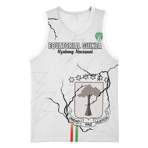 Custom Equatorial Guinea Football Basketball Jersey Go Champions - White Version - African Pride