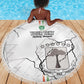 Custom Equatorial Guinea Football Beach Blanket Go Champions - White Version