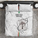 Custom Equatorial Guinea Football Bedding Set Go Champions - White Version