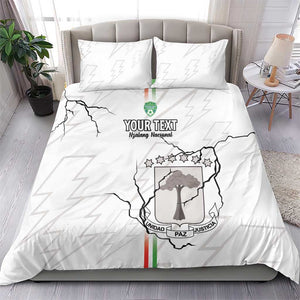 Custom Equatorial Guinea Football Bedding Set Go Champions - White Version