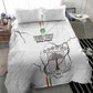 Custom Equatorial Guinea Football Bedding Set Go Champions - White Version