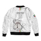 Custom Equatorial Guinea Football Bomber Jacket Go Champions - White Version