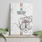 Custom Equatorial Guinea Football Canvas Wall Art Go Champions - White Version