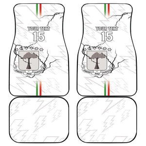 Custom Equatorial Guinea Football Car Mats Go Champions - White Version