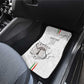 Custom Equatorial Guinea Football Car Mats Go Champions - White Version