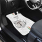 Custom Equatorial Guinea Football Car Mats Go Champions - White Version