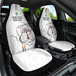 Custom Equatorial Guinea Football Car Seat Cover Go Champions - White Version