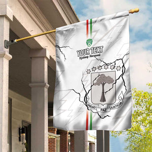 Custom Equatorial Guinea Football Garden Flag Go Champions - White Version