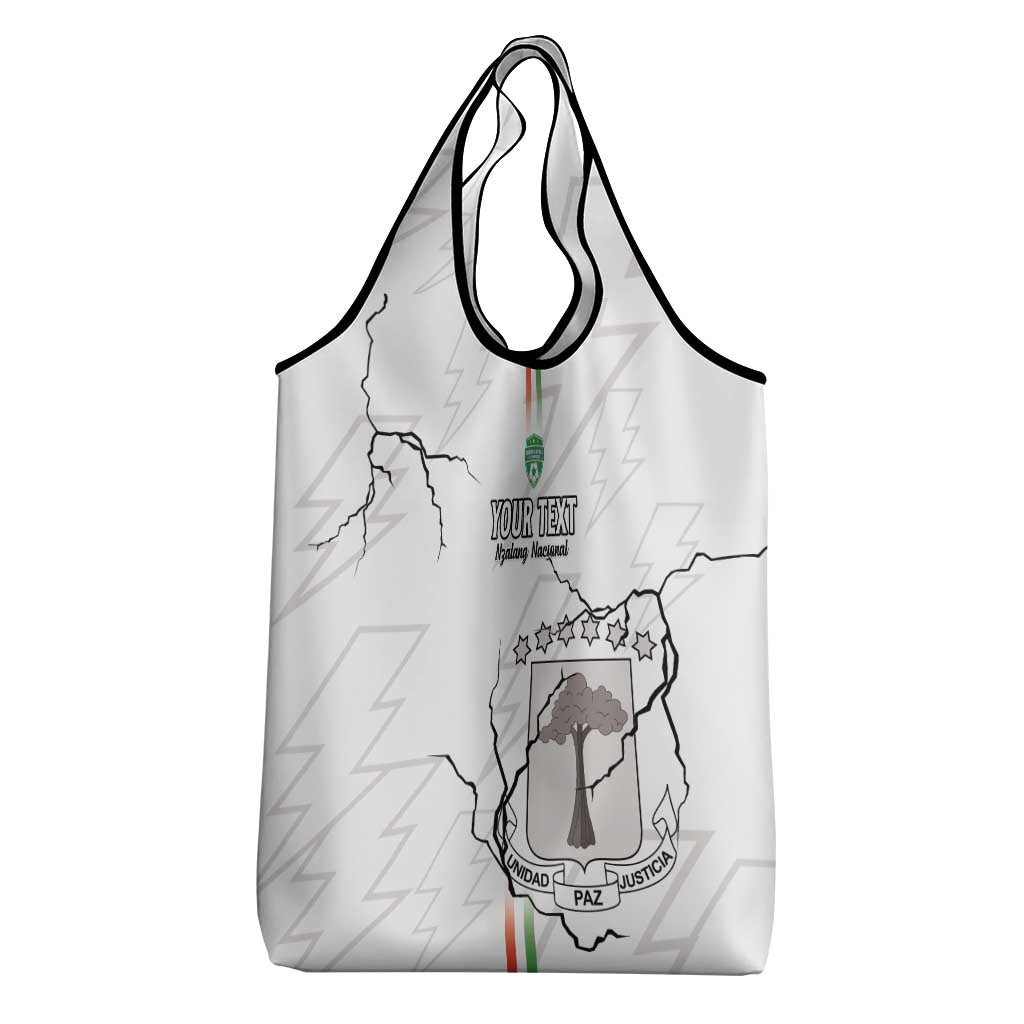 Custom Equatorial Guinea Football Grocery Bag Go Champions - White Version