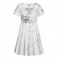 Custom Equatorial Guinea Football Kid Short Sleeve Dress Go Champions - White Version