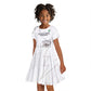 Custom Equatorial Guinea Football Kid Short Sleeve Dress Go Champions - White Version