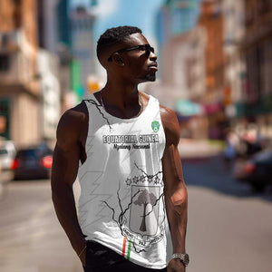 Custom Equatorial Guinea Football Men Tank Top Go Champions - White Version