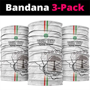 Equatorial Guinea Football Neck Gaiter Go Champions - White Version - African Pride