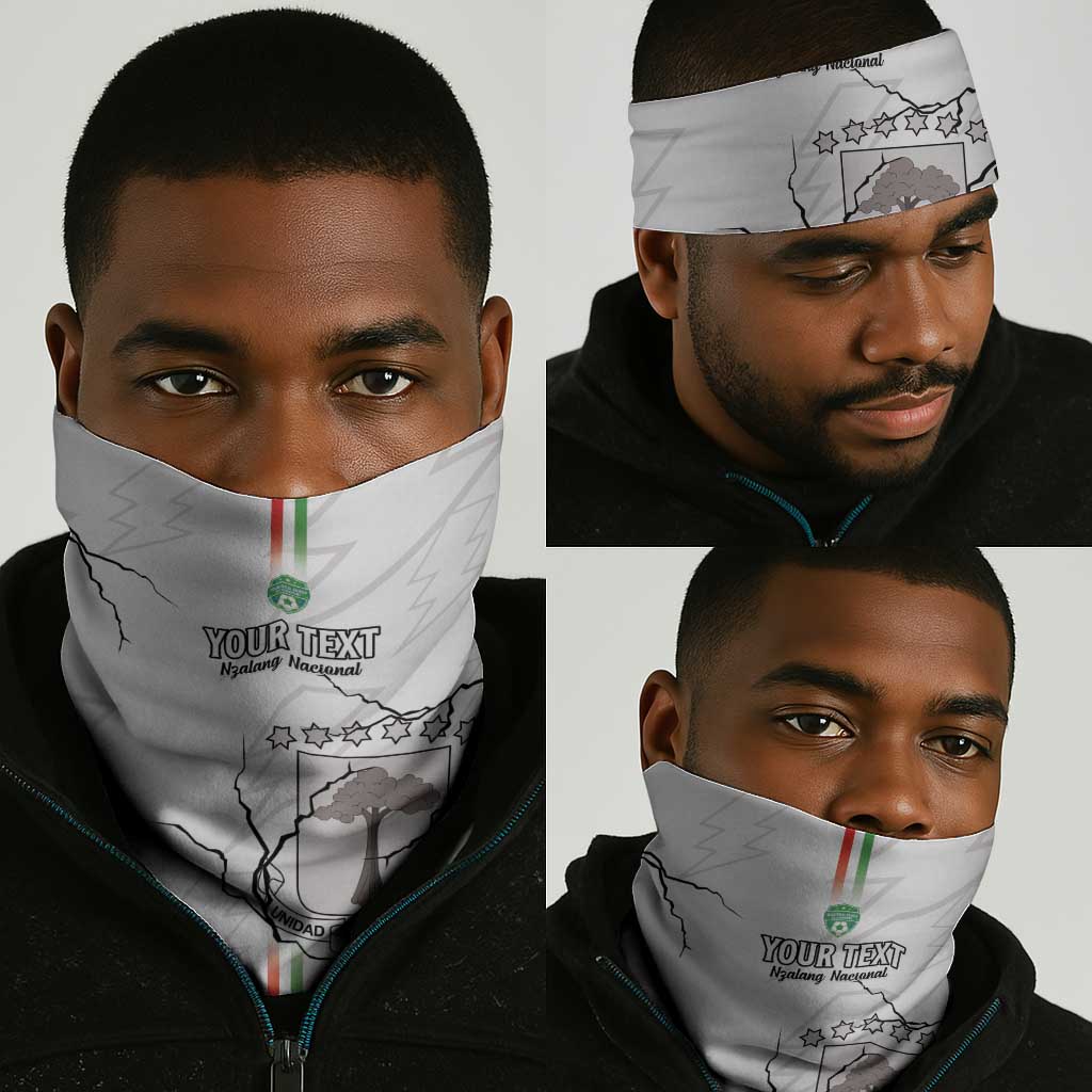 Equatorial Guinea Football Neck Gaiter Go Champions - White Version LT15