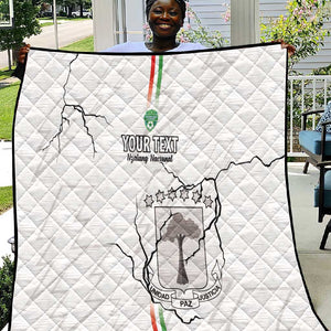 Custom Equatorial Guinea Football Quilt Go Champions - White Version