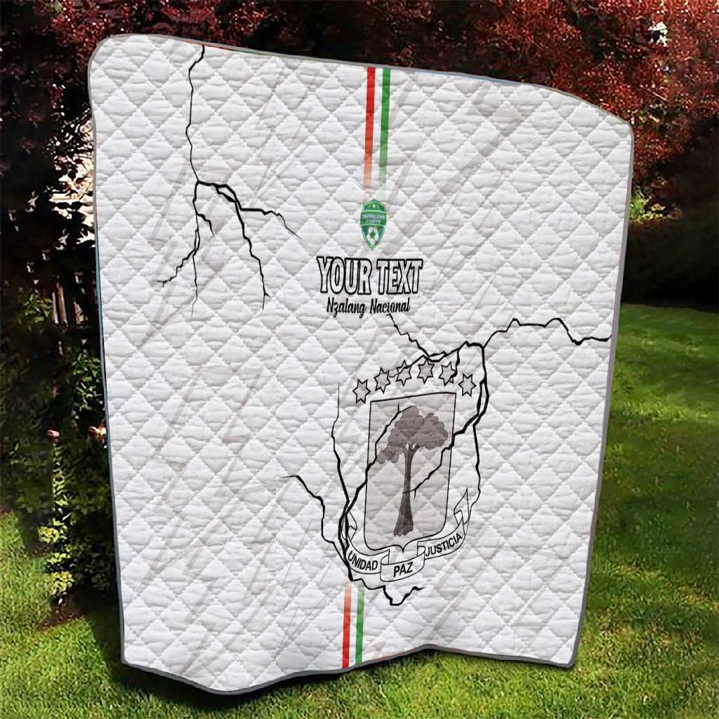 Custom Equatorial Guinea Football Quilt Go Champions - White Version