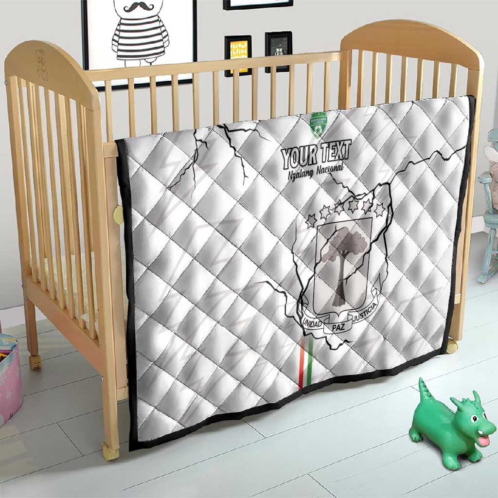 Custom Equatorial Guinea Football Quilt Go Champions - White Version