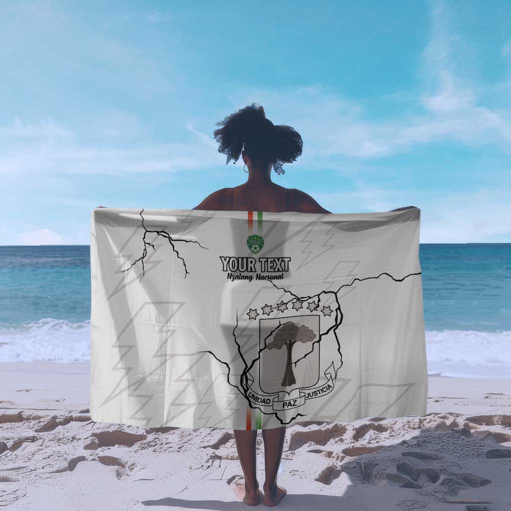 Custom Equatorial Guinea Football Sarong Go Champions - White Version