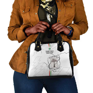 Custom Equatorial Guinea Football Shoulder Handbag Go Champions - White Version