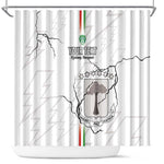 Custom Equatorial Guinea Football Shower Curtain Go Champions - White Version