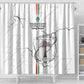 Custom Equatorial Guinea Football Shower Curtain Go Champions - White Version