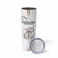 Custom Equatorial Guinea Football Skinny Tumbler Go Champions - White Version