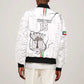 Custom Equatorial Guinea Football Sleeve Zip Bomber Jacket Go Champions - White Version