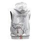 Custom Equatorial Guinea Football Sleeveless Hoodie Go Champions - White Version - African Pride
