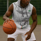 Custom Equatorial Guinea Football Sleeveless Hoodie Go Champions - White Version - African Pride