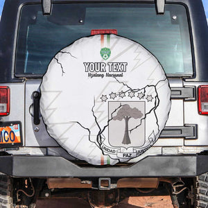 Custom Equatorial Guinea Football Spare Tire Cover Go Champions - White Version