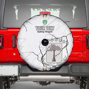 Custom Equatorial Guinea Football Spare Tire Cover Go Champions - White Version