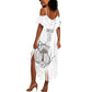 Custom Equatorial Guinea Football Summer Maxi Dress Go Champions - White Version