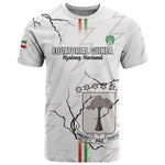 Custom Equatorial Guinea Football T shirt Go Champions - White Version