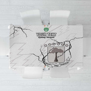 Custom Equatorial Guinea Football Tablecloth Go Champions - White Version