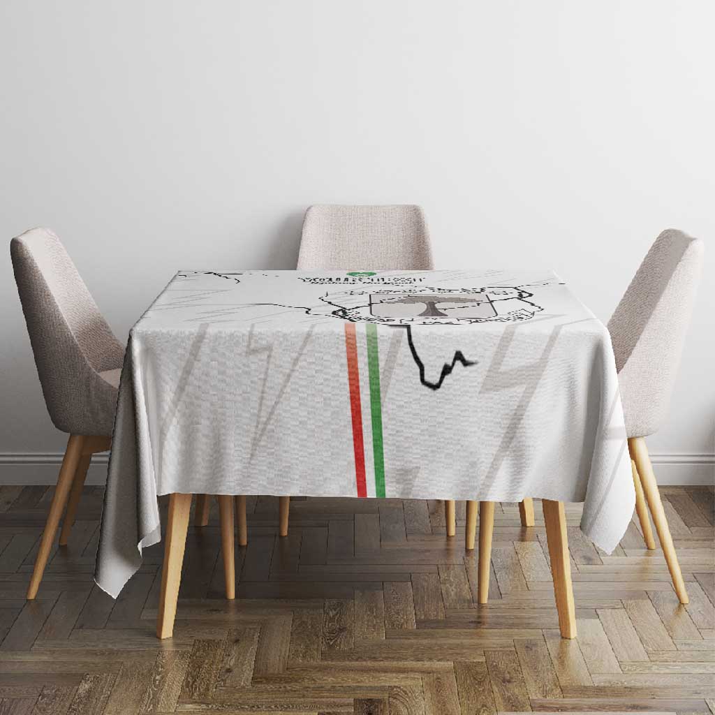 Custom Equatorial Guinea Football Tablecloth Go Champions - White Version